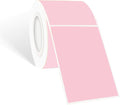 STARLIBOO Colored Labels Stickers 3 x 2 Inch, Rectangle Moving Labels Stickers, 250Pcs Garage Sale Price Stickers, Adhesive Moving Labels for Boxes(Pink)