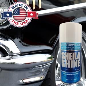 Sheila Shine 2 x 10 Oz. Stainless Steel Cleaner and Polish Aerosol Spray, Protect Household Kitchen Surface, Removes Grease, Fingerprint & Watermark, Polish & Leaves a Streak Free Shine for Appliances