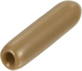 uxcell 20pcs Rubber End Caps 2mm ID Vinyl PVC Round Tube Bolt Cap Cover Screw Thread Protectors Light Brown