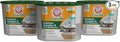 Arm & Hammer Essentials Disposable Moisture Absorber and Odor Eliminator Tub, Linen Fresh, 1 lb., 3-Pack, Attracts and Traps Excess Moisture, Ideal Closet Non-Electric Dehumidifier
