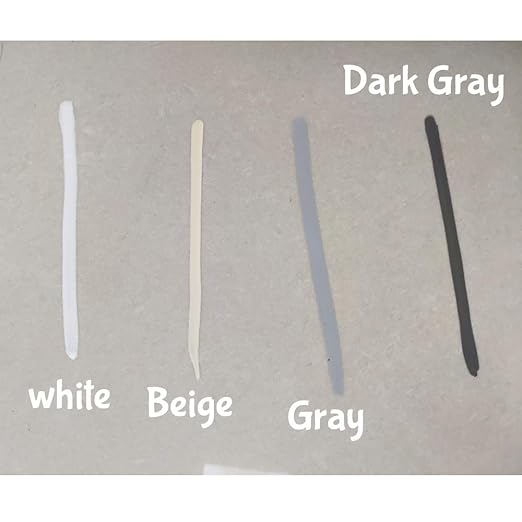 NADAMOO Grout Renew Pen Gray - 2 Large Size 20ml Tile Grout Paint Pen - Restore Grout Line - 2 Replacement Nibs and 1 Cleaning Brush