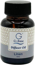 G's Breeze Linen Diffuser Oil Refill - Crisp, Clean Fragrance with Cotton & Floral Notes - Inviting & Fresh Scent for Any Space – Ideal for Home & Office – Long-Lasting Freshness Aroma - 60 ML