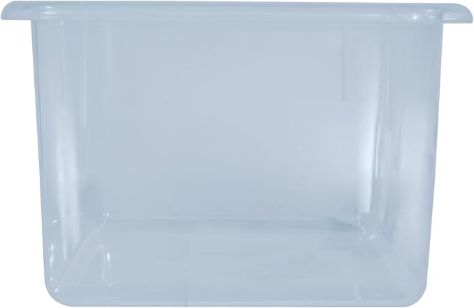 Wood Designs Cubby Storage Bin, Heavy Duty Plastic Containers for Kids Translucent Clear Cubby Tray Set of 25