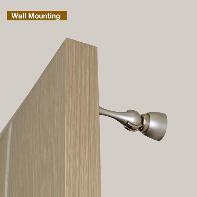 Magnetic Door Stop, Stainless Steel, Magnetic Door Catch, Door Holder, Door Stops, Wall Mounted, Floor Mounted, Door Banging Prevention (Large x 20pack, Satin Nickel)