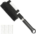 Rubber Pet Hair Removal Brush Lint & Hair Removal Cat Dog Hair Remover Brush Pet Hair Removal Tool Silicone Lint and Debris Remover for Cleaning,Grooming,Home (Black Plus)