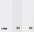 Kuyal Office Chair Mat for Carpet, 2 Pack 32x 49 Clear Heavy Duty Computer Chair Mat, Under Desk Protector Carpeted Floors Mat, Easy Chair Movement,Ship Flat