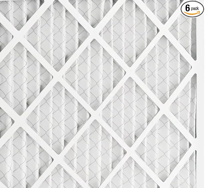 BNX TruFilter 14x20x1 MERV 10 (6-Pack) AC Furnace Air Filter - MADE IN USA - Pleated Air Conditioner HVAC AC Furnace Filters - Removes Odor, Mold, Bacteria, Smoke