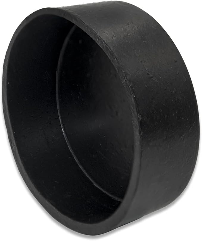 Flyshop Furniture Table Covers Non-Slip Durable Rubber Leg Tips Chair Leg Caps Floor Protector Round Black 4PCS Size 76mm, 3"