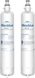 Maxblue Replacement for GE® RPWFE®, RPWF (with CHIP) Refrigerator Water Filter, Compatible with WSG-4, WF277, GFE28GMKES, PFE28KBLTS, GFD28GSLSS, PWE23KSKSS, GYE22HMKES, DFE28JSKSS, 2 Filters