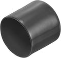 uxcell 20pcs Rubber End Caps 47mm(1 7/8") ID Vinyl Round Tube Bolt Cap Cover Thread Protectors Dark Grey