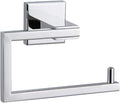 Bathroom Toilet Paper Holder SUS304 Stainless Steel Kitchen Washroom Tissue Roll Dispenser Wall Mounted Rustfree 5-inch TP Holder Polished Finish
