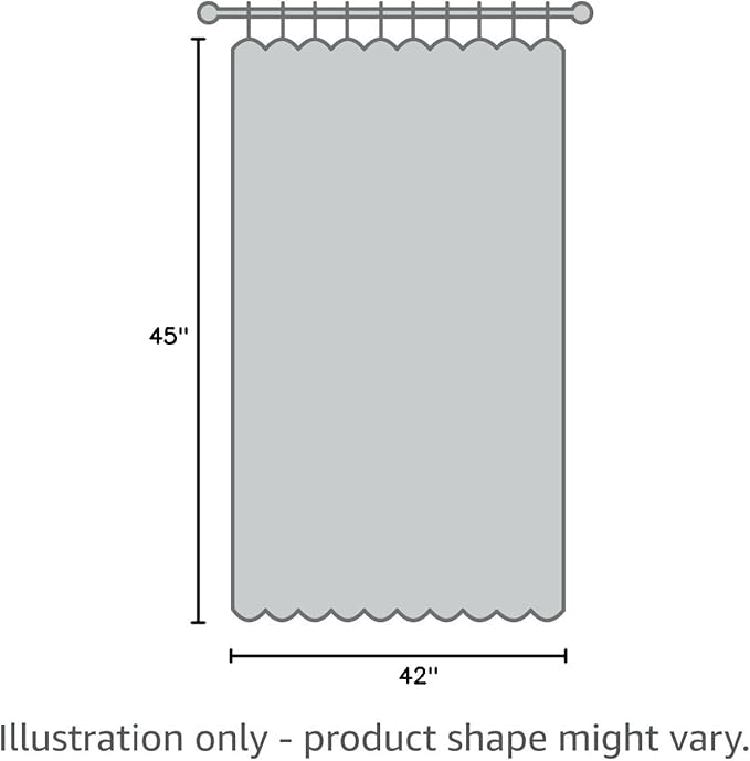 PONY DANCE Blackout Curtain Panels - Thermal Insulated Light Blocking Window Draperies Drapes Room Darkening Privacy Protect Energy Efficient for Small Windows Bedroom, 42 by 45 inch, Mocha, 2 PCs