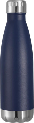 VEGOND 17oz Stainless Steel Water Bottles, Reusable Metal Sports Water Bottle Keeps Drink Hot and Cold, BPA Free Double Wall Vacuum Cola Shape Insulated Water Bottle for Camping Gym, 1 Pack
