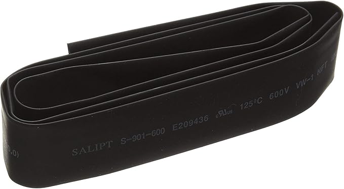 DOUBLESTAR 4 Feet I.D Polyolefin 2:1 Heat Shrink Tubing 20mm(3/4in) 25mm(1in) 30mm(1.25in) 35mm(1.4in) 40mm(1.5in) 50mm(2.0in) (20mm(3/4in))