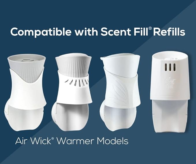 Scent Fill 100% Natural Lemon & Citrus Plug in Air Freshener, Scented Oil Refills, 3 Refills