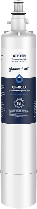 GLACIER FRESH Replacement for RPWFE, RPWF (Built-in CHIP) Refrigerator Water Filter, Compatible with GFE28GYNFS, GFE28GELDS, PFE28KELDS, PFE28KYNFS, GFD28GELDS, PWE23KELDS, PWE23KMKES, 1 Pack