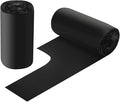 2-4 Gallon Portable Trash Bags,60 Counts Thicken portable Small Garbage Bags for Office, Kitchen,Bedroom Trash Can,Strong Trash Bags（Black）