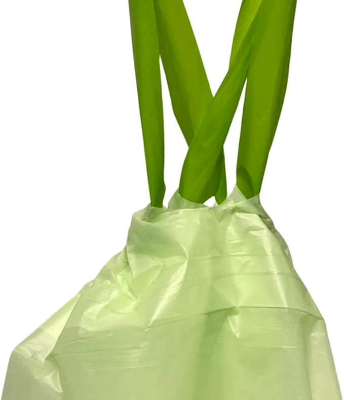 Responsible Products Kitchen Bin Liners, Certified Compostable, Heavy Duty Multipurpose Food Scrap Bags, Made from Compostable Materials (13 Gallon Drawstring, 13 Gallon (24 Count))