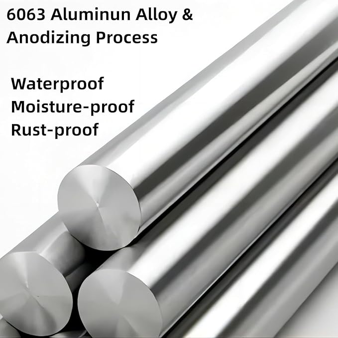 Gaahing Aluminum Floor Transition Threshold Strip, Bridge The Height Gap Between 0.2 to 0.5 inches for Doorway Ramp Tiles Laminate Planks (2Pcs x 35.4in x 1.7in, Matte Silver)