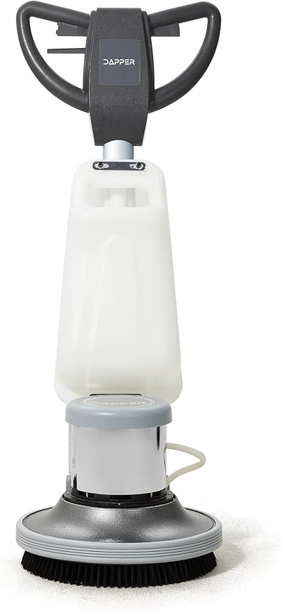 17" Heavy-duty Multi-Functional Floor Buffer Polisher Machine - Clean, Buff, Scrubb and Polish with Ease! Ideal for Carpets Too! Includes Optional Solution Tank, 2 Brushes and 3 Scouring Pads
