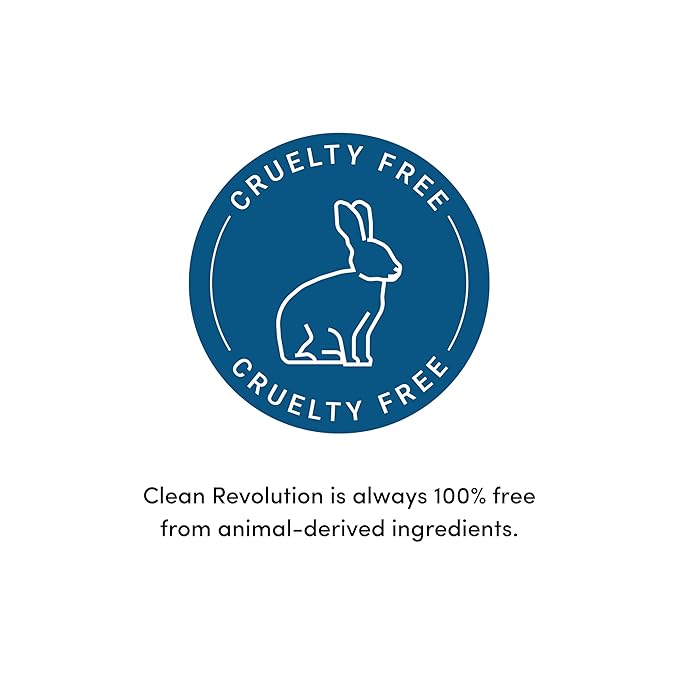 Clean Revolution Foaming Hand Soap Refill Supply, Gentle, Moisturizing & Eco-Friendly, Ready to Use Formula, Gluten Free, Unscented, Fragrance Free, 128 Fl Oz