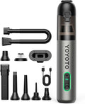 Car Vacuum, Handheld Vacuum Cordless with 21000Pa Powerful Suction & 3 Modes, 4-in-1 Portable Hand Held Mini Vacuum Cleaner Rechargeable, Ultra Light for Car Home Office (Silver)