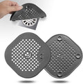 2 Pack Drain Cover Hair Catcher Drain Plug Hair Stopper Drain Protector for Shower Bathroom Accessories Bathtub Deep Grey