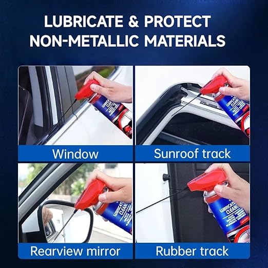 Glodway Specialist Silicone Lubricant Spary,Garage Door Lubricant Oil,with Smart Straw Sprays 2 Ways,for Door Higne,Bike,Sewing Machine,Metal Parts,10 OZ