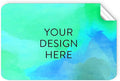 100 Custom Vinyl Stickers - Upload Your own Image, Text, Design, Logo - Personalized Logo Labels for Handmade, Packaging, Bottle, Jars, Candle, Brand Stickers (Blue Green, 3x2)