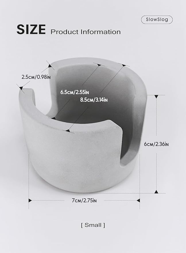 Diatomite Sponge Holder, Quick Dry Stone Sponge Stand for Kitchen Countertop Organizer, Diatomaceous Earth Sponge Stand, Absorbent Sponge Holder, Gray