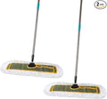 OFO 24inch Industrial Commercial Dust Mop 2 Sets // Heavy Duty Dust Mop // 63inch Length Stainless Steel Handle //Easily Clean Large Area Factory,Shopping Mall,Garage