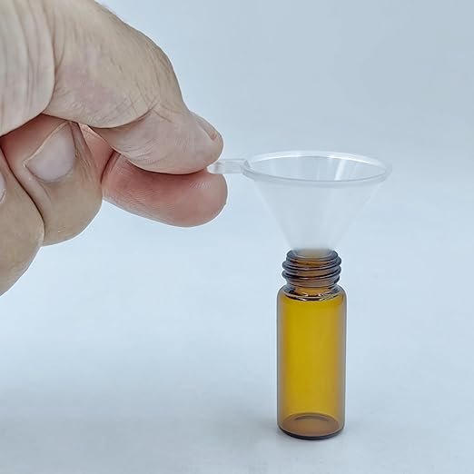 Tiny Small funnels for Filling Small Bottles Capsules Powder Mini Perfume Funnel (8 Pack)