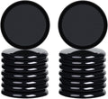Ezprotekt 3.5 inch Reusable Furniture Movers Sliders for Carpet, 16 Pcs Round Furniture Moving Pads for Heavy Table Desk Bed Sofa Fridge Couch Cabinet, Move Items Quickly and Easily (Black)