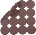 Square Shower Mat Nonslip - Rubber Bathtub Mat with Suction Cups for Inside Shower Bathroom Floor (Coffe, 21X21)
