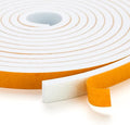 13 Feet Weather Stripping Door Seal, 1" Wide X 1" Thick Door Seal Strip High Density Foam Tape Adhesive Strip for Door Soundproofing,Window Insulation (1" x 1" x 13FT,White)
