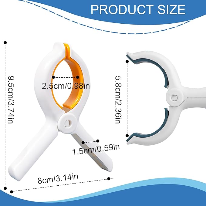 Extra Large Beach Towel Clips 15Pack,Swimming Pool Boat Towel Clips,Increase Size and Spring Force Strong Practicality