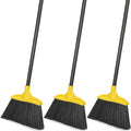 Kefanta 3 Pack Outdoor Broom Heavy-Duty Indoor Commercial Brooms 54 Inches for Courtyard Garage Restaurant Lobby Patio Mall Market Office Shop Home Kitchen Office Floor