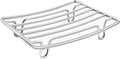 Bar Soap Dish Holder for Shower Bathroom Stainless Steel Rust Proof Self Draining, Chrome-1 Pack