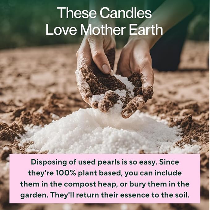 LILY LADUE Sand Candle Kit - 1Lb/16Oz Pearled Candles Sand and Wicks (24) with Gold Holder, Unscented Aroma Beads, Reusable Pearled Candle Wax for DIY Home Kit, Powder Beads Refill Available