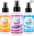 Flushie Pre-Toilet Spray Travel Size Toiletries Bathroom Spray for Toilet Deodorizer - Poop Odor Eliminator 4oz (Assorted Mix, 3 Pack)