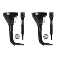 4 PcsOil Funnel Kit,Car Oil Funnels for Automotive Use,Flexible Oil Funnels,Wide Mouth Automotive Flex Funnel with Hose&Mesh Screen Filter for Car Motorcycle Engine Oils Gasoline Diesel Water Liquid
