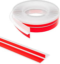T-Shaped Door Draft Stopper, 1.97 in x 10 Ft Silicone Seal Strip for Windows Gaps, Weather Stripping Seal Strip Shower Sweep, Clear