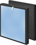 HSP001 True HEPA Filter Replacements for Air Purifier Filters HSP001,4 in 2 H13 True HEPA Filter with Activated Carbon Pre-Filter,1 Pack