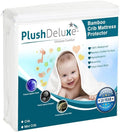 Mini Crib Mattress Protector 100% Waterproof, Noiseless – Viscose Made from Quilted Ultra Soft White Terry Fitted Sheet Style (27”X39”)
