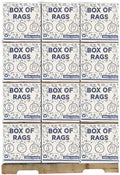 Recycled White Sheeting Cleaning Rags (600 lbs. Pallet 60x10 lbs. Box) – Lint Free White Cotton Cloths for Manufacturing | Automotive | Janitorial | Shop Rags Bulk - Multipurpose