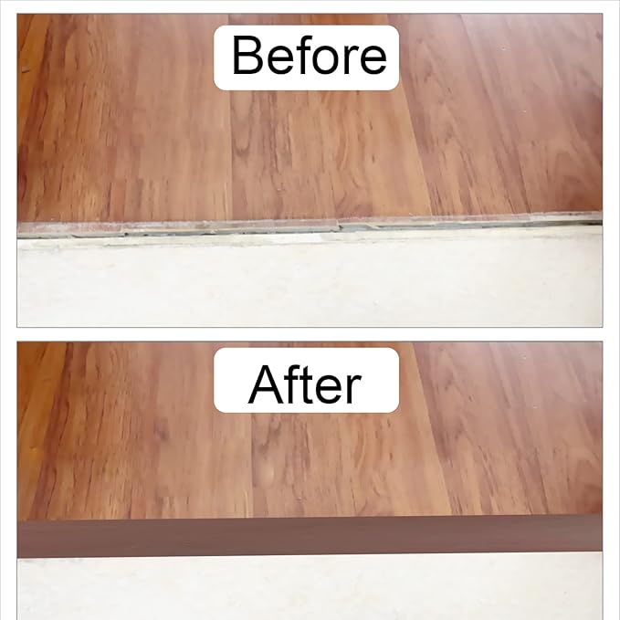 Floor/Door Flat Transition Strip & Self Adhesive Floor Vinyl Floor Edge Trim Laminate Floor Gap Covering Joining Strip