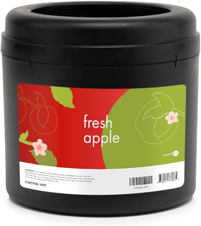 ScentAir Whisper Home Monthly Plug-in Refill, Fragrance Cartridge for Home and Office, Fresh Apple