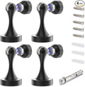 Magnetic Door Stop Stainless Steel，Door Stopper, Heavy Duty for Various Door Types, Keep Your Door Open, Wall Mount Door Holder/Catch