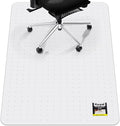 Kuyal Office Chair Mat for Carpet, 32x55 Clear Heavy Duty Computer Chair Mat, Under Desk Protector Carpeted Floors Mat, Easy Chair Movement,Ship Flat