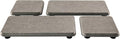 Set of 4 Water Absorbent Diatomite Coasters, Diatomaceous Earth Kitchen Soap Dish, Bathroom Trays, Water Absorbing Stone Used for Hand Soaps & Plants & Toiletries in The Modern Home
